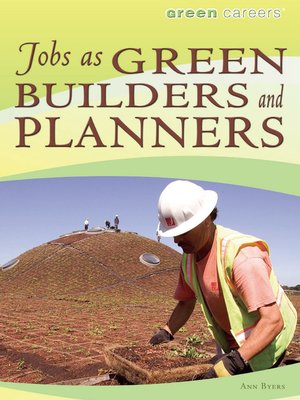cover image of Jobs as Green Builders and Planners